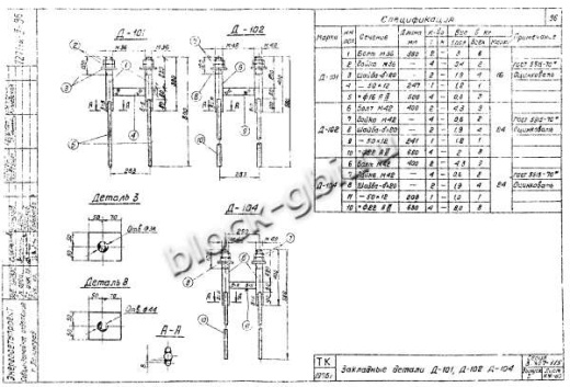 Фундамент ФПБ6-4