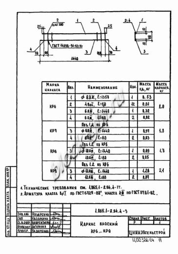 Плита 2ПВ 6-4