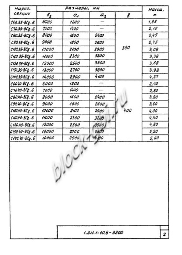 Свая С 70.35-ВСв.6
