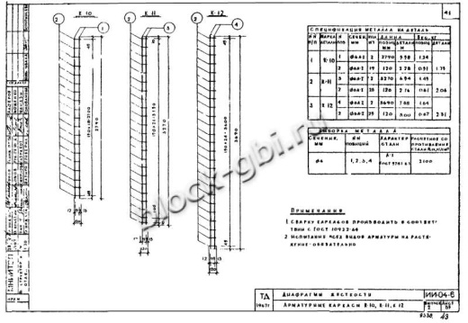 Диафрагма жесткости ВЦ-28-37