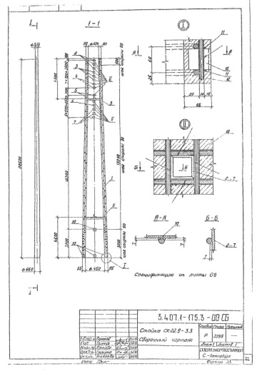 Стойка СК 22.9-3.3 Стойка СК 22.9-3.3