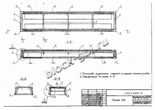Плита 1П 6-4 Плита 1П 6-4