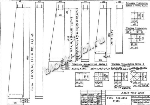Фундамент ФП2.7х2.7-А-350