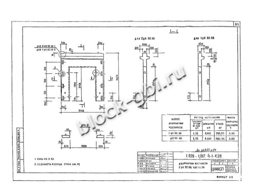Диафрагма жесткости 1ДП 32.36 Диафрагма жесткости 1ДП 32.36