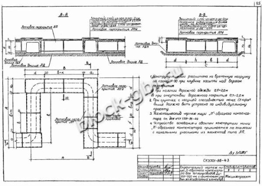 Лотковое днище ЛДУ-6 угловое Лотковое днище ЛДУ-6 угловое
