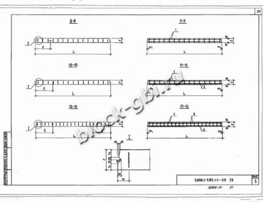 Плита днища коллекторов ПД 48-3