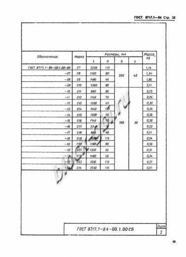 Лестничная ступень ЛСС 24-1