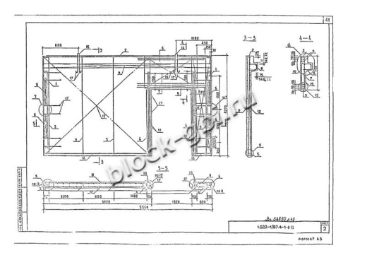 Диафрагма жесткости 1ДПК 56.33п Диафрагма жесткости 1ДПК 56.33п