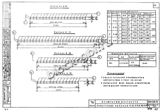 Диафрагма жесткости ВЦ-26-32