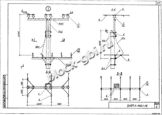 Промежуточная опора П10-2